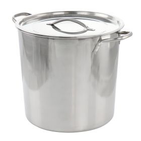 Gibson Everyday Whittington 12 Quart Stainless Steel Stock Pot with Lid