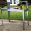 24 x 44 inch Galvanized Steel Top Utility Table Workbench Potting Bench