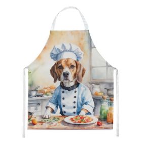 Beagle The Chef Apron Cooking Kitchen Server Baking Crafts Gardening for Adult Women Men, Unisex, Large, Multicolor