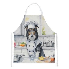 Borzoi The Chef Apron Cooking Kitchen Server Baking Crafts Gardening for Adult Women Men, Unisex, Large, Multicolor