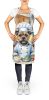 Border Terrier The Chef Apron Cooking Kitchen Server Baking Crafts Gardening for Adult Women Men, Unisex, Large, Multicolor