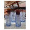 Paisley Acrylic Glasses Drinking Set of 4 Hi Ball (17oz), Plastic Drinking Glasses, BPA Free Cocktail Glasses, Drinkware Set, Drinking Water Glasses