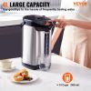 VEVOR Hot Water Dispenser, Adjustable 4 Temperatures Water Boiler and Warmer, 304 Stainless Steel Countertop Water Heater, 3-Way Dispense for Tea