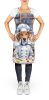 American Foxhound The Chef Apron Cooking Kitchen Server Baking Crafts Gardening for Adult Women Men, Unisex, Large, Multicolor