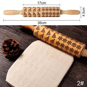 Rolling Pin Christmas Embossing (Option: Snowflake stitching)