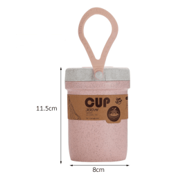 Plastic Microwaveable Sealing Soup Pot (Color: Pink)